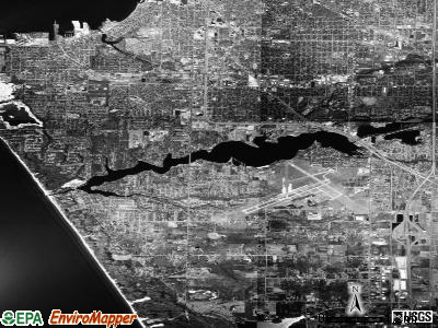 Norton Shores satellite photo by USGS