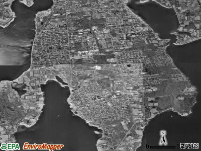 Bristol satellite photo by USGS