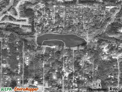 Pine Lake satellite photo by USGS
