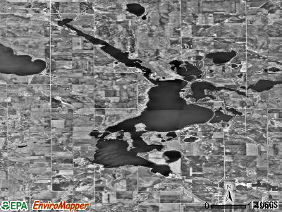 The Lakes satellite photo by USGS