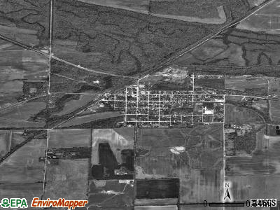 Karnak satellite photo by USGS