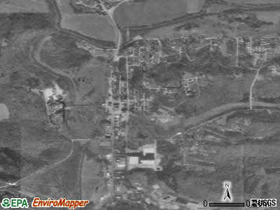 West Baden Springs satellite photo by USGS