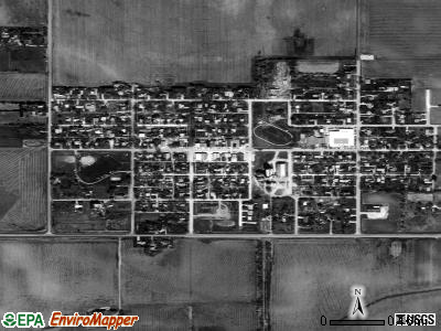 Cedar Bluffs satellite photo by USGS