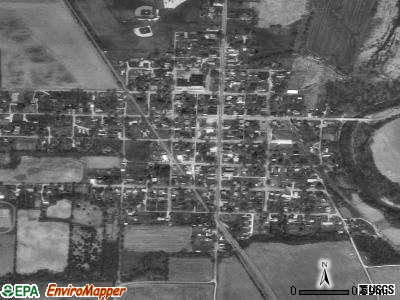 Fort Towson satellite photo by USGS