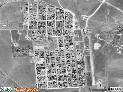 Skellytown satellite photo by USGS
