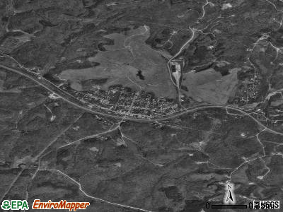 Shawnee satellite photo by USGS
