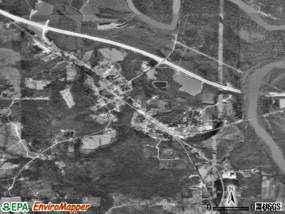 McLain satellite photo by USGS