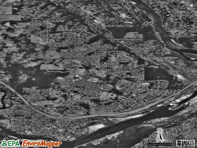 West Linn satellite photo by USGS