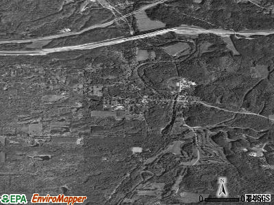 Peninsula satellite photo by USGS