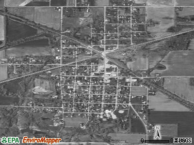 Sorento satellite photo by USGS