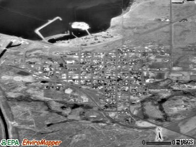 Coulee City satellite photo by USGS
