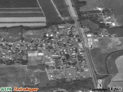 Gaston satellite photo by USGS