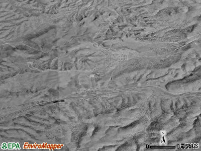 Peach Springs satellite photo by USGS