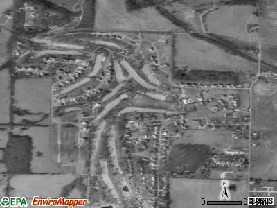Fremont Hills satellite photo by USGS