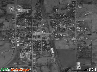 Welch satellite photo by USGS