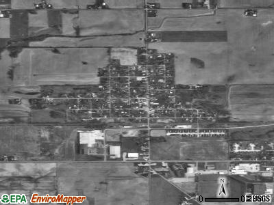 Hudson satellite photo by USGS