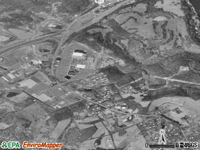 Whitehall satellite photo by USGS