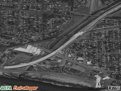 Riverside satellite photo by USGS