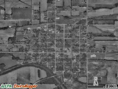 Le Roy satellite photo by USGS