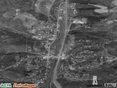 Corning satellite photo by USGS