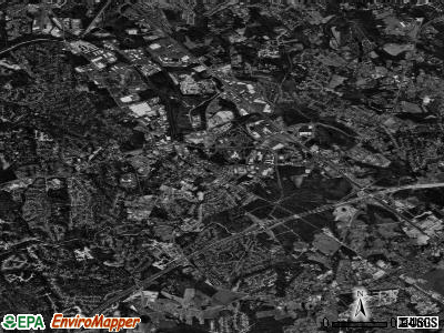 Matthews satellite photo by USGS