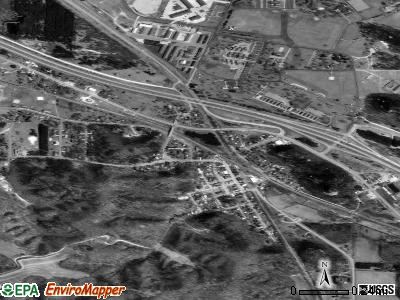 Camp Douglas satellite photo by USGS