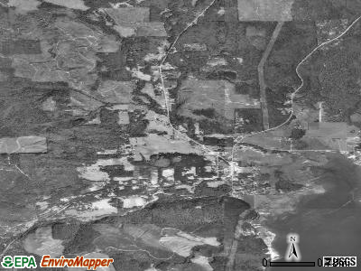 Quilcene satellite photo by USGS