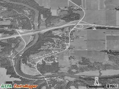 Coalville satellite photo by USGS