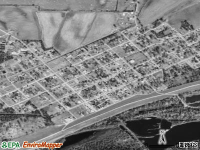 Arkansas City satellite photo by USGS