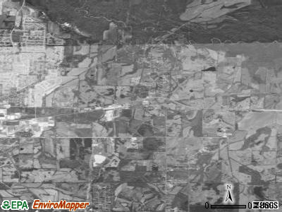 Piperton satellite photo by USGS