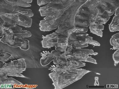 Indian Point satellite photo by USGS