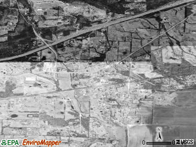 Dyer satellite photo by USGS