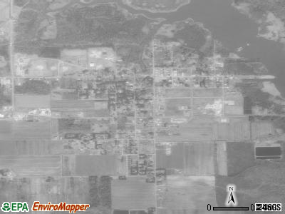 Aurora satellite photo by USGS