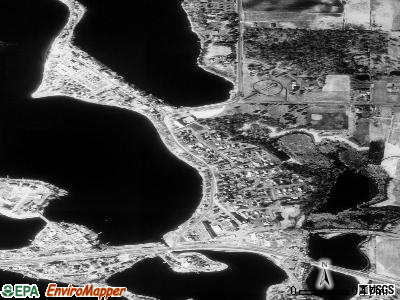 Center City satellite photo by USGS