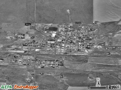 Lind satellite photo by USGS