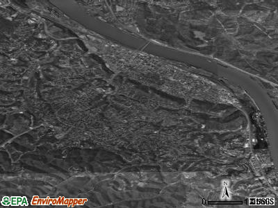 Mason satellite photo by USGS
