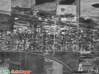 Turtle Lake satellite photo by USGS