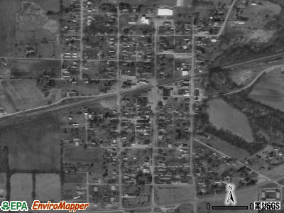Caledonia satellite photo by USGS