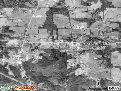 Ashland satellite photo by USGS