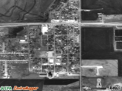 Lahoma satellite photo by USGS