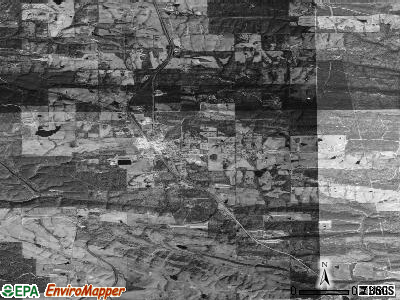 Grannis satellite photo by USGS
