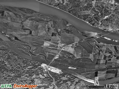 West Alton satellite photo by USGS