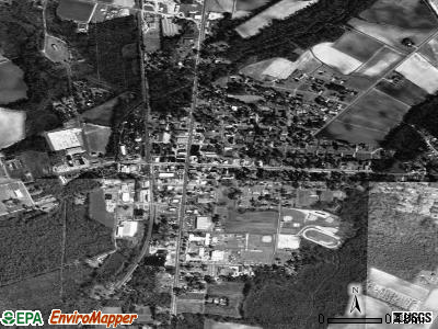 Hershey satellite photo by USGS