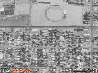 Mountain View satellite photo by USGS