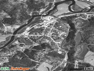 Jeffersonville satellite photo by USGS