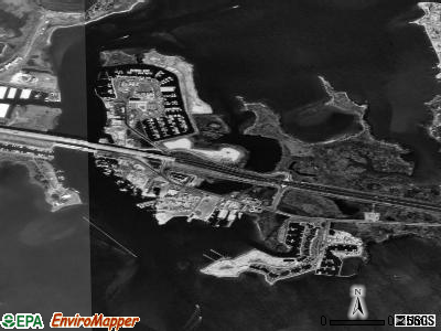Kent Narrows satellite photo by USGS