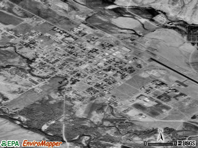 Mackay satellite photo by USGS