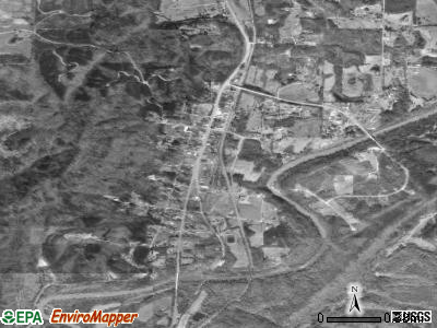 Garden City satellite photo by USGS