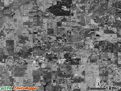 Starkville satellite photo by USGS