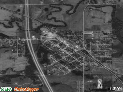Ramona satellite photo by USGS